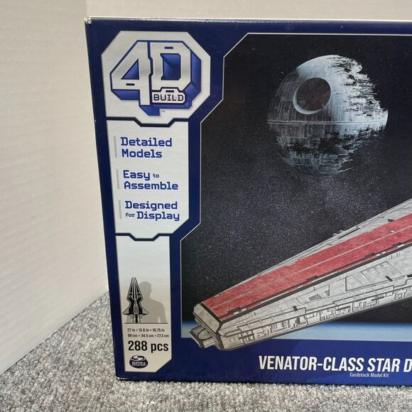 4D Build, Star Wars Deluxe Venator-Class Star Destroyer 3D Model Kit NIB - Picture 2 of 8
